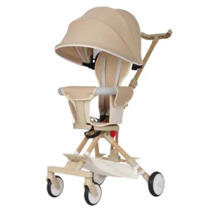 High Landscape 0 to 4 years Old Baby Stroller Can Sit And Lie Down With One Button Folding Lightweight Two-way Pushchair