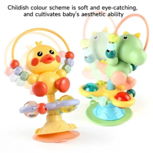 Baby Tray Rattle Toys Chewable Teether Baby Stick High Quality Toys Kids Interaction Game Toys Puzzle Early Education Toys Gift