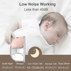 Wearable Breast Pump Smart Display Leak Proof Design Hands Free Double Portable Electric with 3 Modes 12 Levels with 24mm Flange
